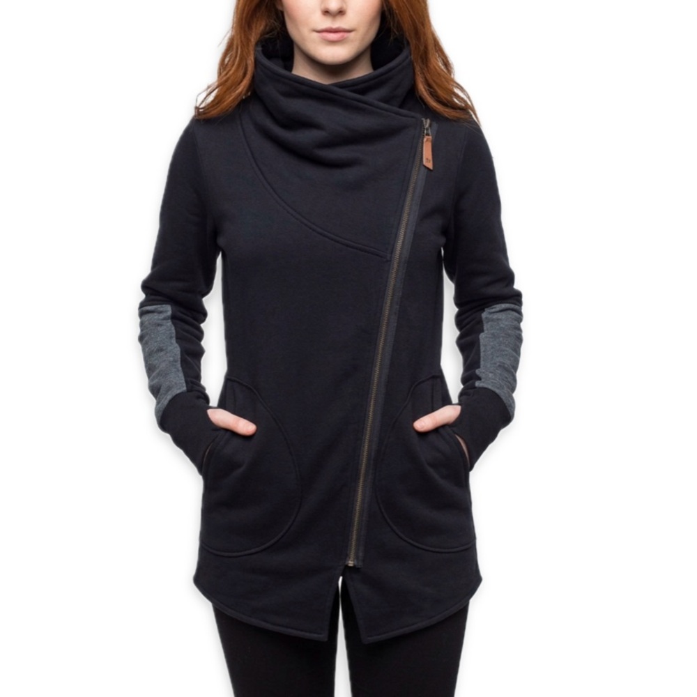 Navaho Asymmetrical Zip Cowl Neck Jacket Size Women’s Small